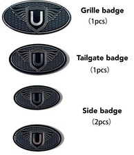 🎅🏼🚚✅ URBAN logo badges! Land Rover Defender L663 90, 110, 130! Set of 4 