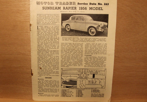Original sunbeam rapier - original,