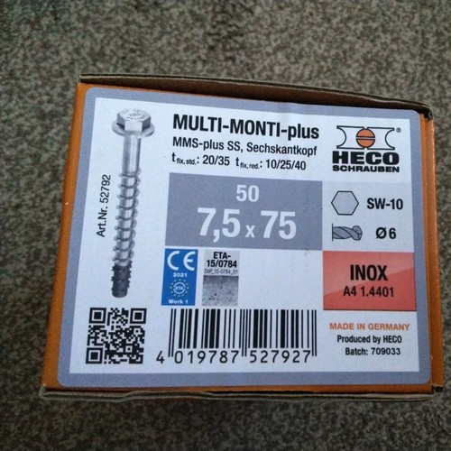 Pack tapcon multifix screw - pack,