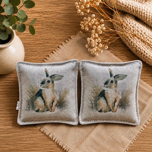 Microwavable rabbit print