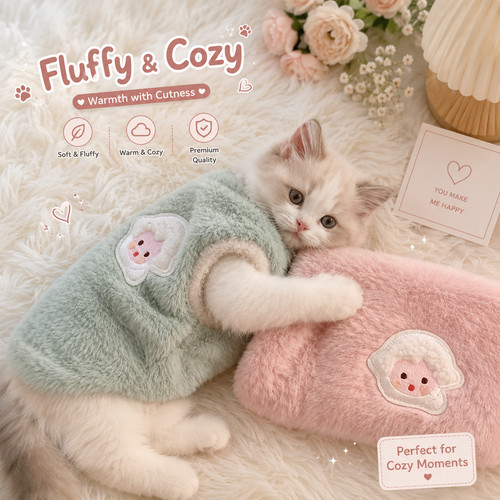 Cat vest winter - cat,