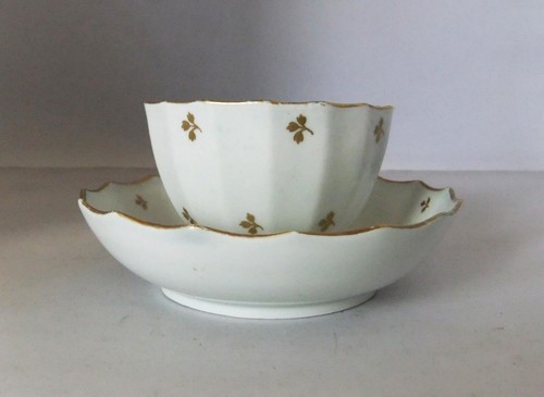 Rare lowestoft porcelain gilt - rare,