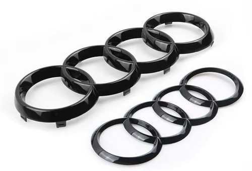 Gloss black front bumper - , grill