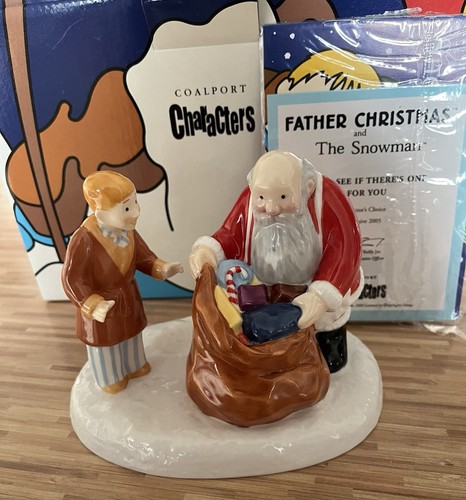 Coalport snowman figurine - snowman,