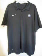 Nike Dri-Fit Basketball Collared Polo Shirt Men's Size XL Charcoal Gray NICE!