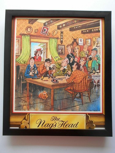 Norman thelwell vintage pub - norman,