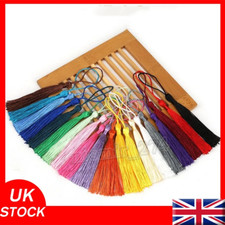 1-30×Silky Tassels Crafts for Souvenir Bookmarks Jewelry Making Accessories UK
