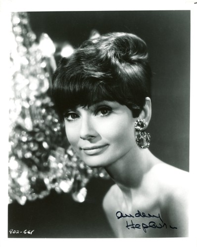 Audrey hepburn signed vintage - hepburn,