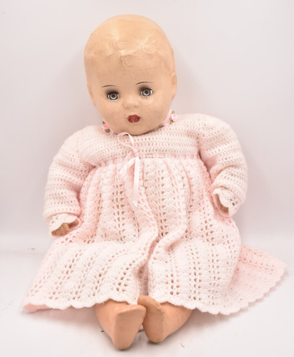 Vintage composition doll hand - composition,