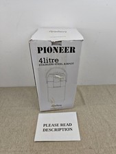 Pioneer Flasks Stainless Steel Airpot Hot Cold Water Tea Coffee (PLEASE READ)