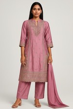 Pure Marina 2 Piece Full Embroidery UK Size16 100% Cotton .BeautifulNewItemUK .