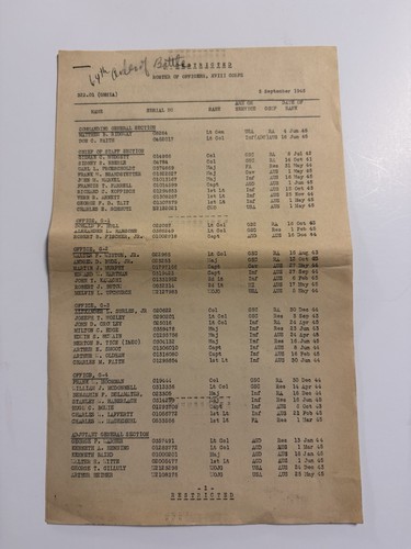 Ww2 resticted 64th - 64th, order