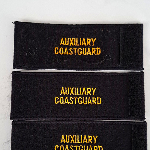 Auxiliary coastguard - 3x,