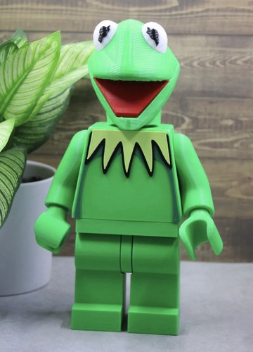 Lego kermit the frog giant - kermit,