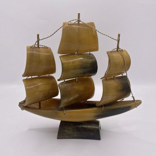 Vintage horn sailing ship - horn,