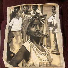 Oil On Canvas Painting Of