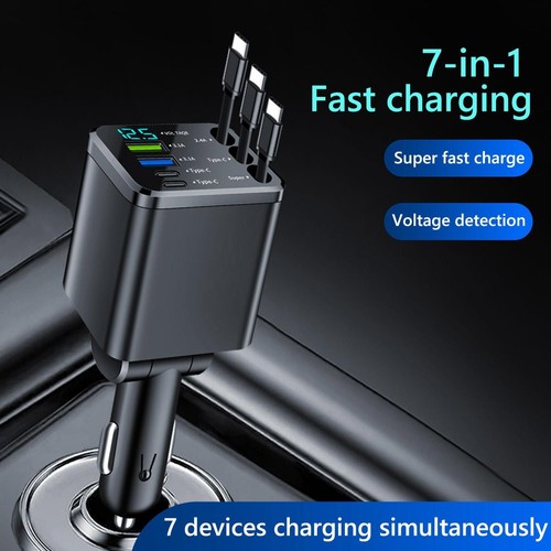60w fast car - pd, 7-in-1