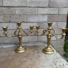 Vintage Metal Candle Stick /