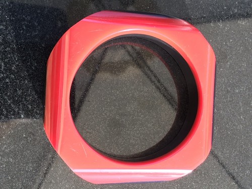 Striking statement bangle red - statement,