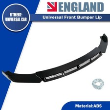 Black Front Bumper Lip Body