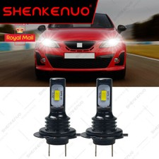 For SEAT IBIZA TWIN 2008-2017 H7 LED HEADLIGHT BULBS CONVERSION Kit BRIGHT WHITE