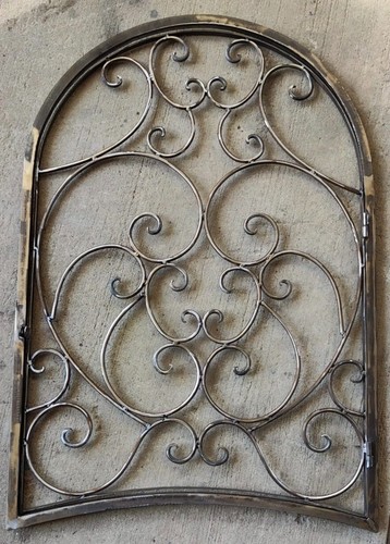 Rustic door hardware grill - door,