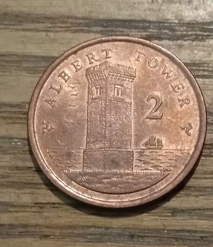 Rare coin albert tower isle - rare, 2p