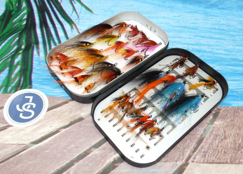 Quality salmon flies incl - quality,