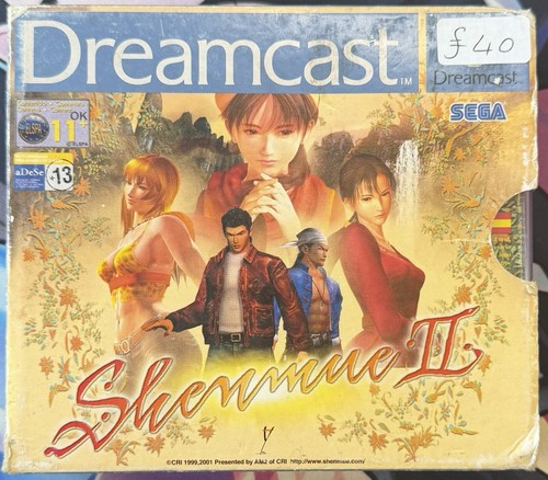 Shenmue for sega dreamcast - sega,