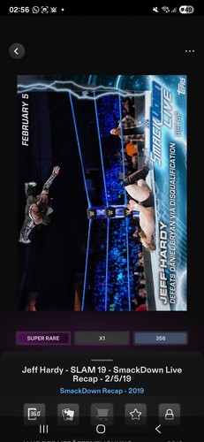 Wwe topps digital - wwe, jeff