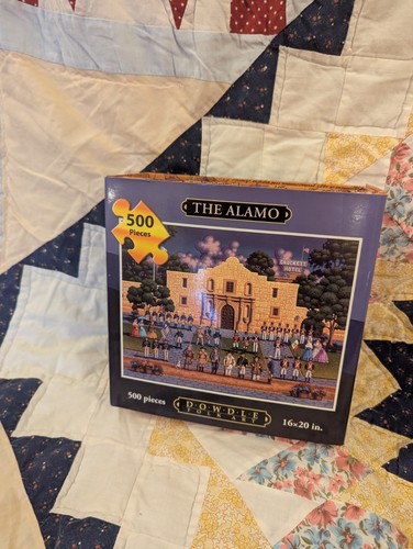 Folk art the alamo - art,