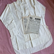 Vintage Collarless Tunic Style Mans Shirt c1930s 40s?