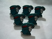 BLUE RABBIT SHAPED  VINTAGE /