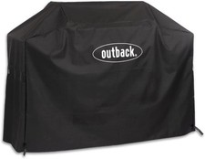 Outback Vented Cover 4 Burner Meteor/Jupiter/Apollo/Saturn (OUT371065), Black