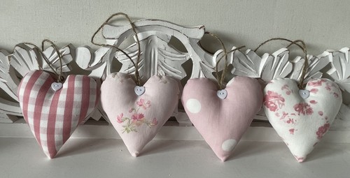 Handmade hanging hearts in - handmade,