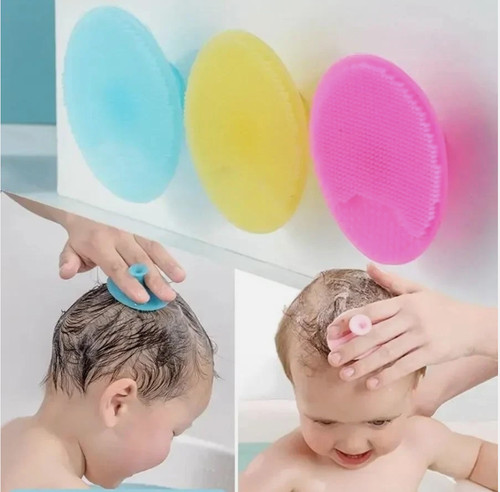 Baby bath brush silicone - bath,