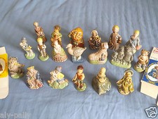VINTAGE WHIMSIES WADE LARGE NURSERY RHYME FIGURES 1970'S 3" HIGH