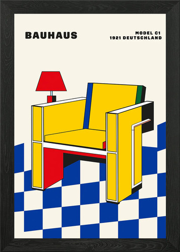 Bauhaus chair design 1921 - bauhaus,
