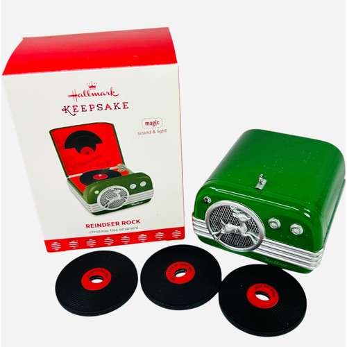 Hallmark reindeer rock record - reindeer,