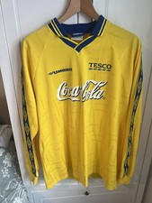 Rare Euro 96 Umbro Coca-Cola promotional Football Shirt- XL - Vintage Jersey 