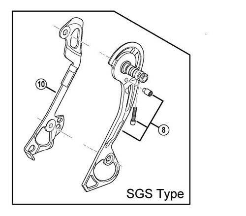 Shimano m610 inner - inner, plate