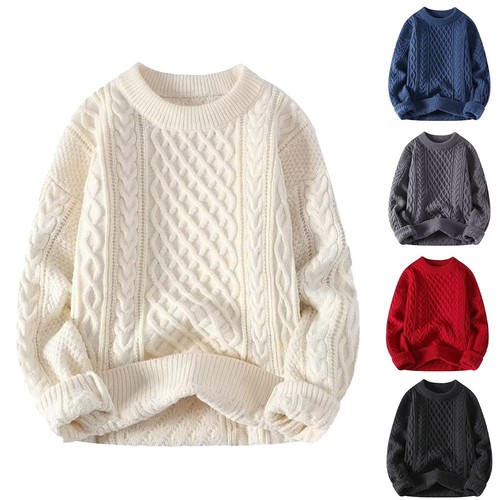 Men casual knitted sweater - knitted,