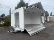 14ft Exhibition Trailer Display Box Event Trade Show Unit with Stairs