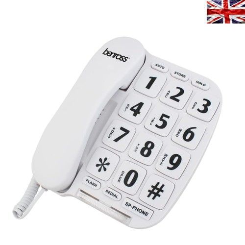 Large button corded phone for - button,