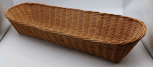 Vintage woven rattan bread - vintage,