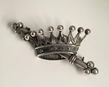 Antique c1880s Silver Heraldic