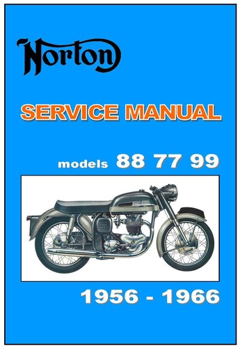 Norton workshop manual - workshop, 1956