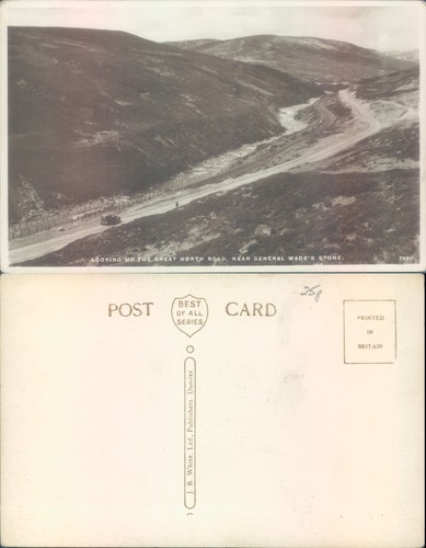 Great north road landscape - road,