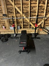 weight bench and weights set