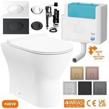 Back wall toilet rimless - toilet,